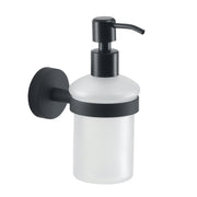 Dosasapone a muro in Acciaio Inox Eros di Gedy - Nero Matt by CeramicStore | Lo specialista del tuo bagno