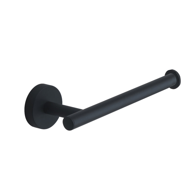 Portarotolo a muro in Acciaio Inox Eros di Gedy - Nero Matt