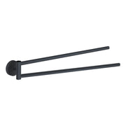 Portasalviette a snodo a muro in Acciaio Inox Eros di Gedy - Nero Matt by CeramicStore | Lo specialista del tuo bagno
