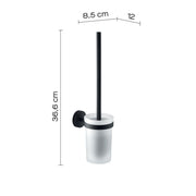 Scopino a muro in Acciaio Inox Eros di Gedy - Nero Matt by CeramicStore | Lo specialista del tuo bagno
