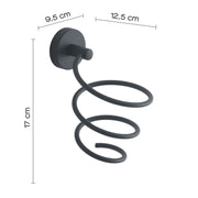 Gedy Porta Phon Eros a Muro Nero Matt Inox - Elegante by CeramicStore | Lo specialista del tuo bagno