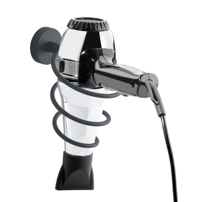 Gedy Porta Phon Eros a Muro Nero Matt Inox - Elegante by CeramicStore | Lo specialista del tuo bagno