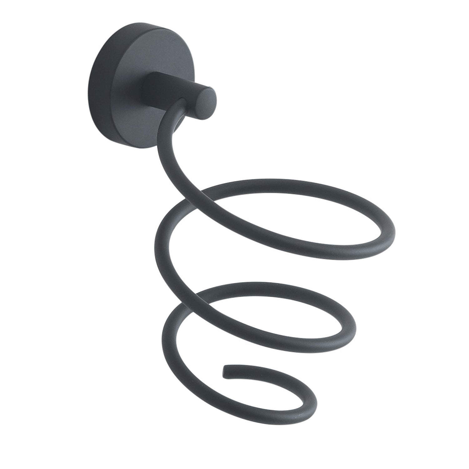 Gedy Porta Phon Eros a Muro Nero Matt Inox - Elegante by CeramicStore | Lo specialista del tuo bagno