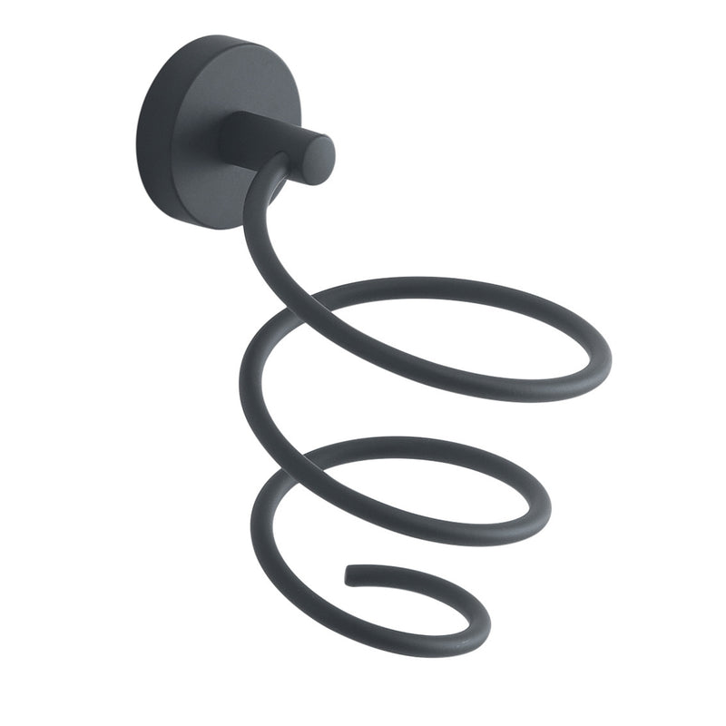 Gedy Porta Phon Eros a Muro Nero Matt Inox - Elegante by CeramicStore | Lo specialista del tuo bagno