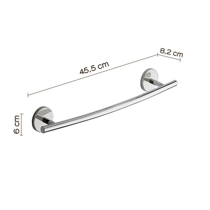 Portasalviette 45 cm a muro Vermont Pro di Gedy - Cromato by CeramicStore | Lo specialista del tuo bagno