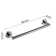 Portasalviette 30 cm in Acciaio Inox AISI 304 Gedy serie Project - Lucido by CeramicStore | Lo specialista del tuo bagno