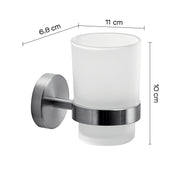 Portaspazzolini in Acciaio Inox AISI 304 Gedy serie Project - Spazzolato by CeramicStore | Lo specialista del tuo bagno
