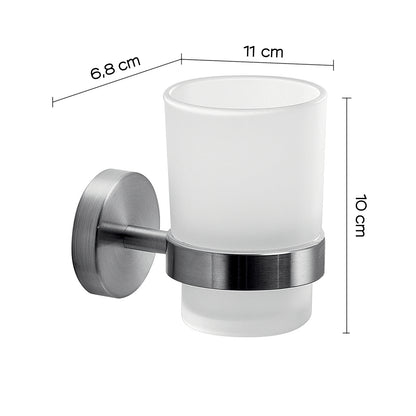 Portaspazzolini in Acciaio Inox AISI 304 Gedy serie Project - Spazzolato by CeramicStore | Lo specialista del tuo bagno