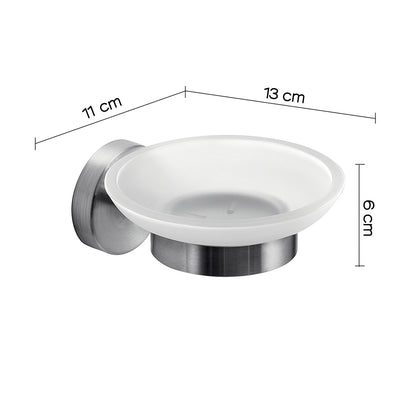 Portasapone in Acciaio Inox AISI 304 Gedy serie Project - Spazzolato by CeramicStore | Lo specialista del tuo bagno
