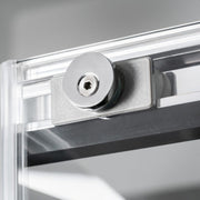 Porta doccia scorrevole sinistra cm 140 modello Lauren in cristallo temperato mm 8 by CeramicStore | Lo specialista del tuo bagno