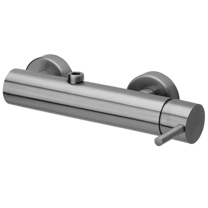 Miscelatore doccia rovesciato Paffoni Steel acciaio inox satinato by CeramicStore | Lo specialista del tuo bagno