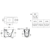 Set sanitari a terra Azzurra serie Build con vaso WC