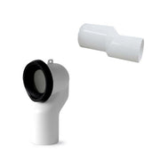 Kit per sanitari scarico traslato per distanza da 10 a 16 cm con curva e raccordo eccentrico by CeramicStore | Lo specialista del tuo bagno