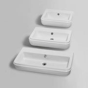 Lavabo sospeso 68 cm Azzurra modello Charme in ceramica