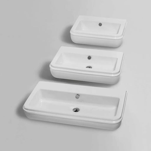 Lavabo sospeso/appoggio 90 cm Azzurra modello Charme  ceramica