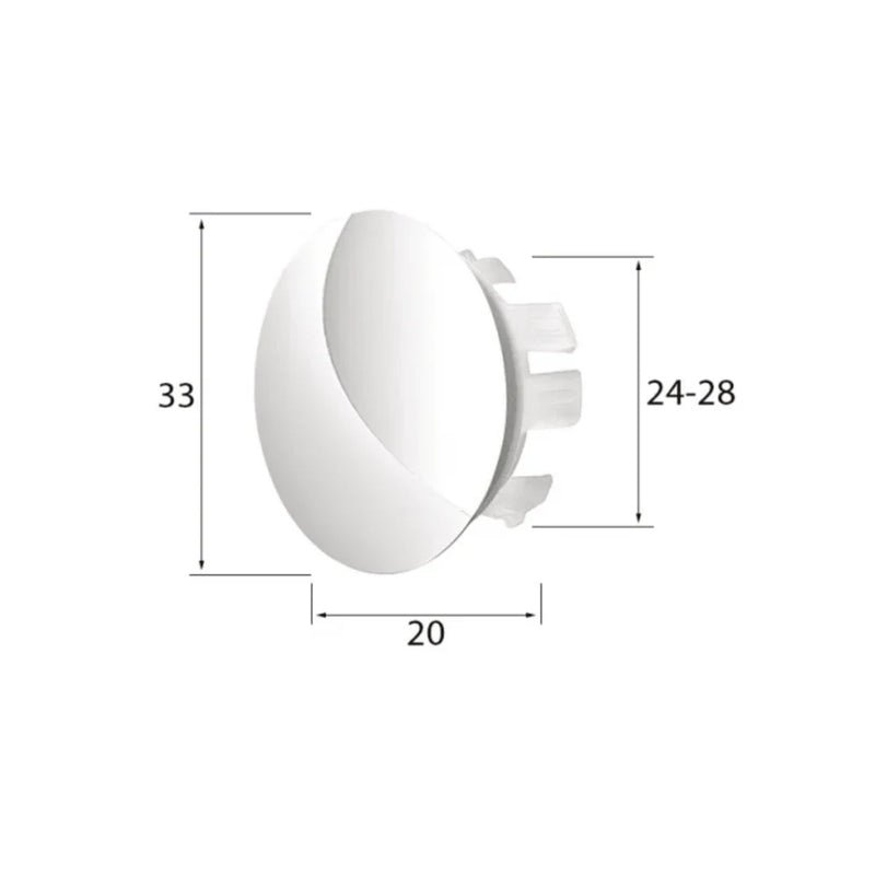 GHIERA PER TROPPOPIENO LAVABO E BIDET OTTONE CROMO