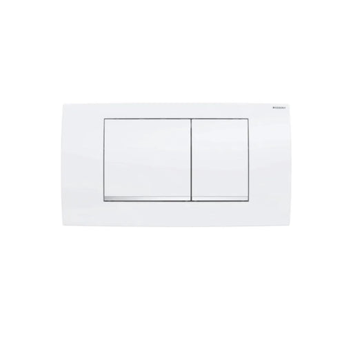 Piastra di azionamento Geberit Twin Line30 Bianco - Cromo