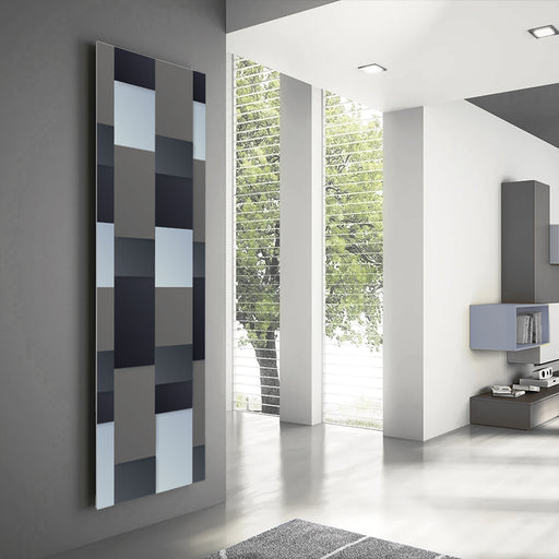 Termoarredo idraulico 180x73,5 cm interasse mm 50 Modello 'Almost Black' Termocrea by CeramicStore | Lo specialista del tuo bagno