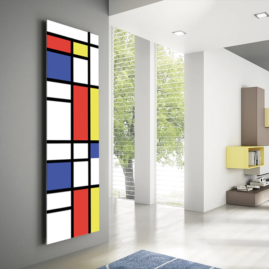 Termoarredo idraulico 200x36 cm interasse mm 50 Modello 'Square' Termocrea by CeramicStore | Lo specialista del tuo bagno