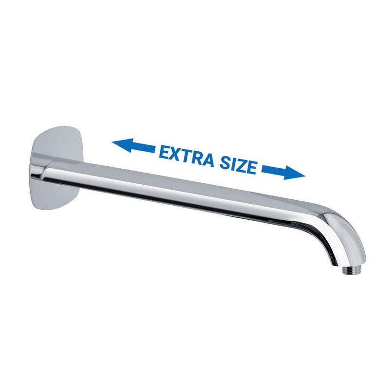 Braccio doccia lusso tondo in ottone lunghezza 387mm by CeramicStore | Lo specialista del tuo bagno