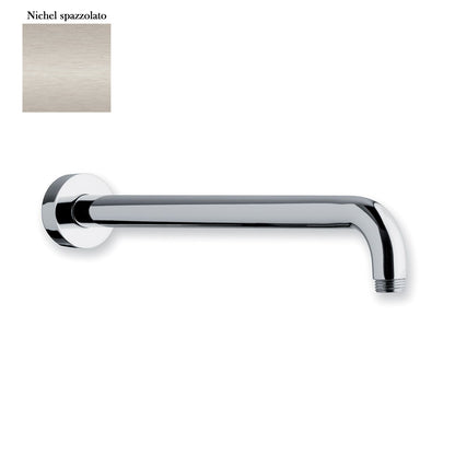Braccio doccia lusso tondo in ottone lunghezza 200mm nichel by CeramicStore | Lo specialista del tuo bagno