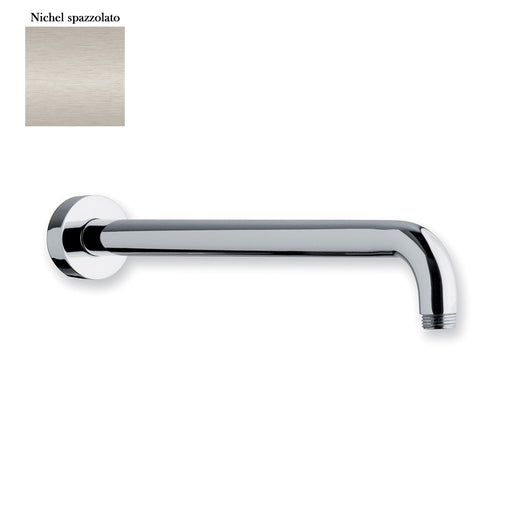 Braccio doccia lusso tondo in ottone lunghezza 300mm nichel by CeramicStore | Lo specialista del tuo bagno