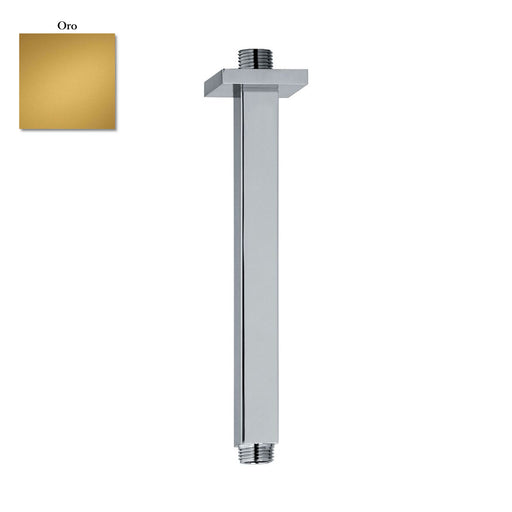Braccio doccia a soffitto 22x22mm lunghezza 100mm oro by CeramicStore | Lo specialista del tuo bagno