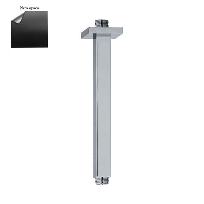 Braccio doccia a soffitto 22x22mm lunghezza 200mm nero by CeramicStore | Lo specialista del tuo bagno