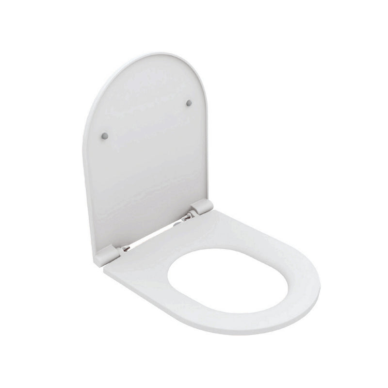 Copriwater Soft Close per vaso sospeso BathCore serie Infinity color Bianco Opaco