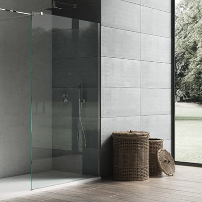 Parete doccia Walk In cm 90 in cristallo temperato trasparente 8mm collezione Beauty by CeramicStore | Lo specialista del tuo bagno