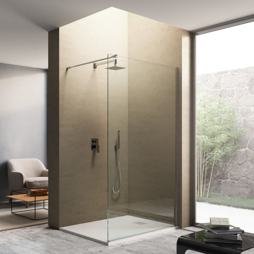 Parete doccia Walk In cm 90 in cristallo temperato trasparente 8mm collezione Beauty by CeramicStore | Lo specialista del tuo bagno