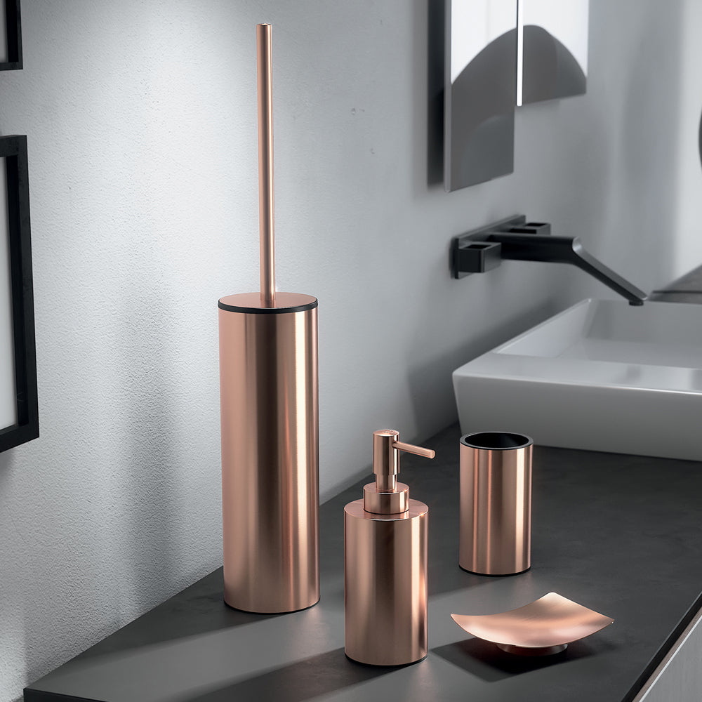 Set Accessori Bagno Gedy collezione Elettra in Acciaio Inox - Rame by CeramicStore | Lo specialista del tuo bagno