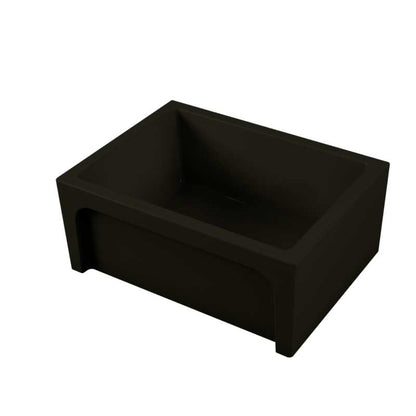 Vasca Lavello cucina 61x46 in ceramica NERO Lucido collezione Frame di Ceramica Galassia