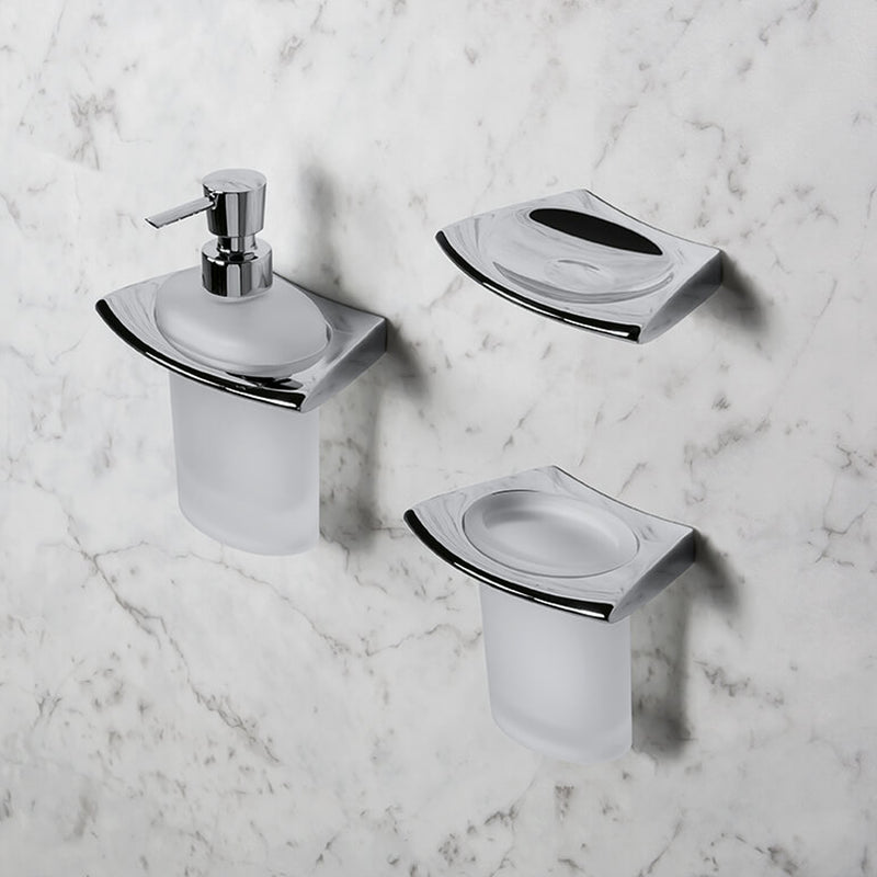 Spandisapone in vetro e ottone collezione Land di Colombo Design by CeramicStore | Lo specialista del tuo bagno
