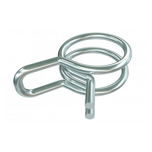 25 pz fascetta di tenuta p/tubo trasparente diam. 10 mm