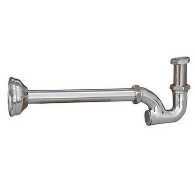 Sifone ad s a colonna senza piletta con canna da cm.25 modello lux 1