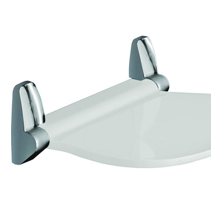 Sedile doccia ribaltabile per doccia Gedy modello Sound di Gedy - Bianco/Cromato by CeramicStore | Lo specialista del tuo bagno