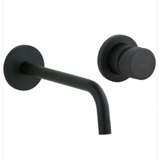 Miscelatore Lavabo modello JO007NO70 ad incasso con piastra e bocca 245 Mm Nero Opaco by CeramicStore | Lo specialista del tuo bagno