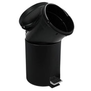 Pattumiera a pedale in metallo modello Unis 3 litri nera by CeramicStore | Lo specialista del tuo bagno