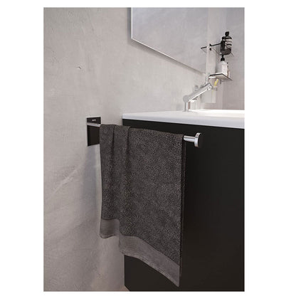 Porta asciugamani da incollo in ottone cromato della collezione 'Stick' by Cosmic - cm 4,5x30,9x8 by CeramicStore | Lo specialista del tuo bagno