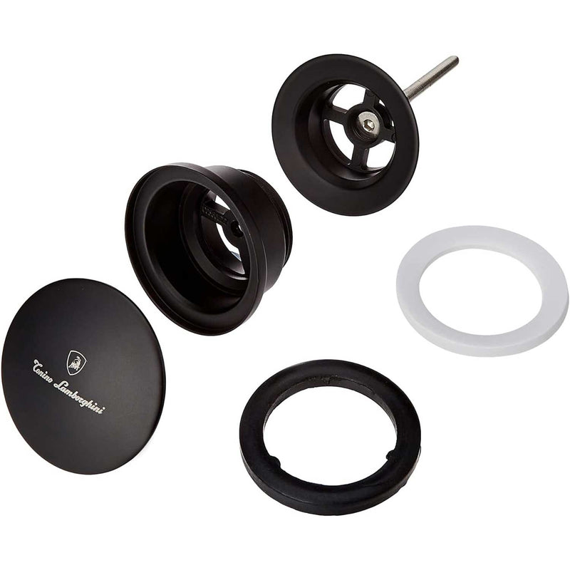 Piletta di scarico Clic Clac Simple Rapid Nero Opaco firmata Tonino Lamborghini by CeramicStore | Lo specialista del tuo bagno