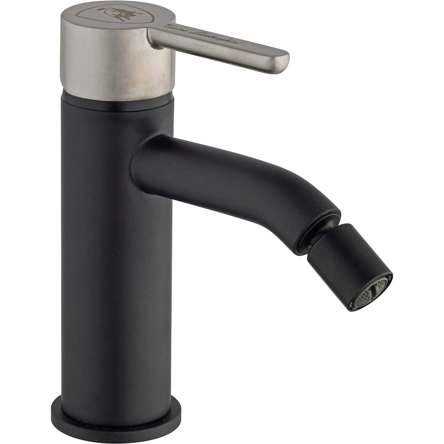 Miscelatore monocomando Bidet senza Scarico Nero con Maniglia satinata Tonino Lamborghini collezione Dark-light by CeramicStore | Lo specialista del tuo bagno