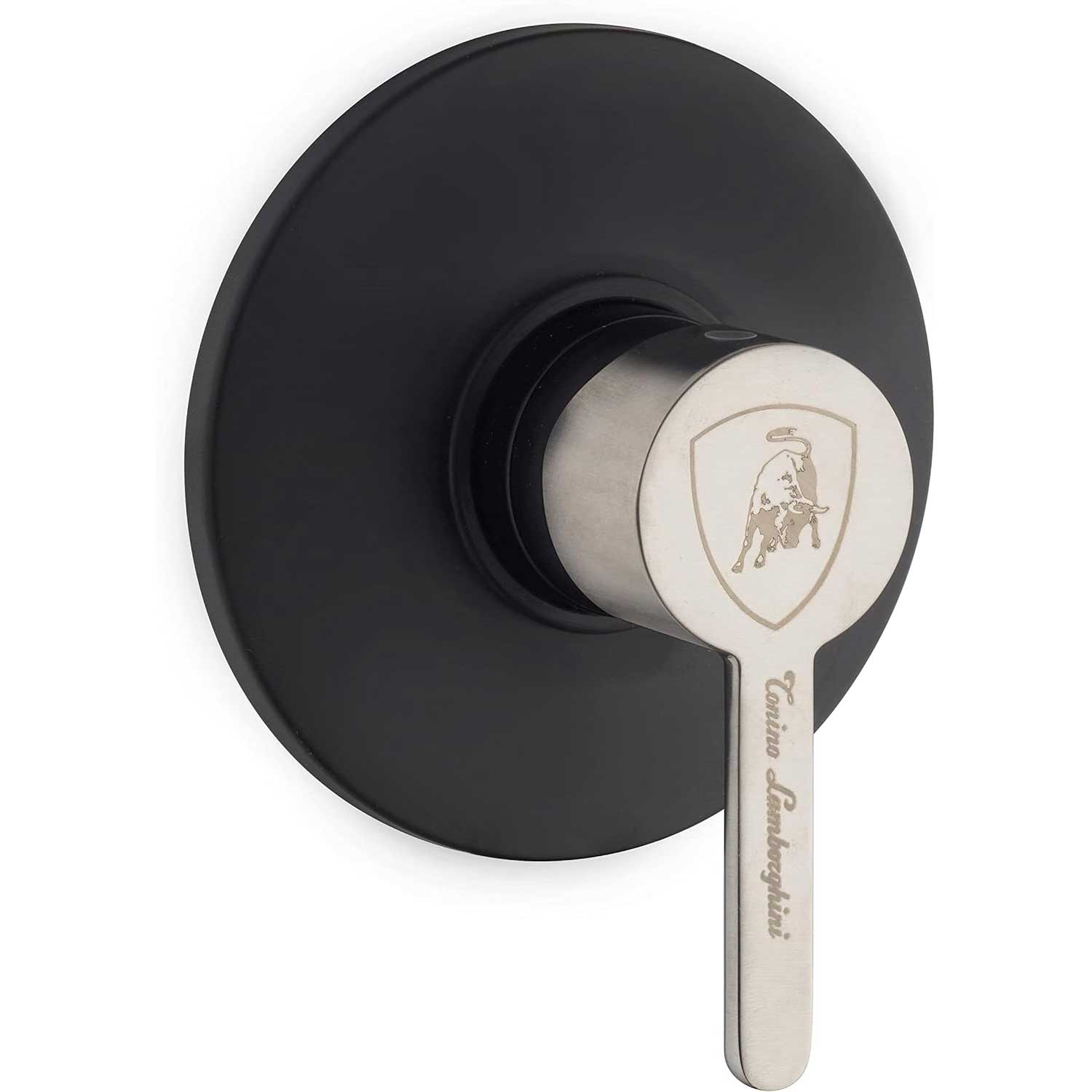 Miscelatore monocomando Doccia Incasso Nero con Maniglia satinata Tonino Lamborghini collezione Dark-light by CeramicStore | Lo specialista del tuo bagno