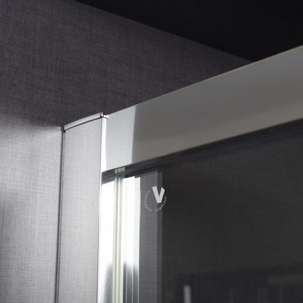 Porta Doccia Scorrevole 135 cm in cristallo opaco 6 mm modello Minerva by CeramicStore | Lo specialista del tuo bagno
