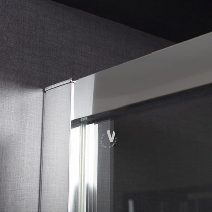 Porta Doccia Scorrevole 135 cm in cristallo opaco 6 mm modello Minerva by CeramicStore | Lo specialista del tuo bagno
