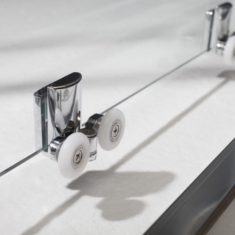 Porta Doccia Scorrevole 135 cm in cristallo opaco 6 mm modello Minerva by CeramicStore | Lo specialista del tuo bagno