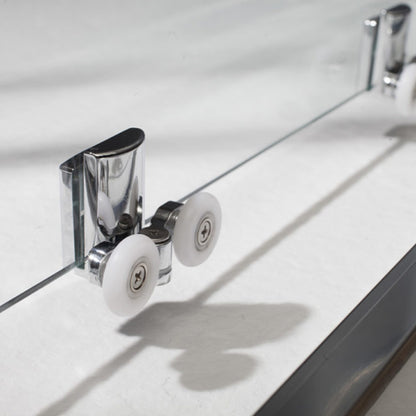 Porta Doccia Scorrevole 135 cm in cristallo opaco 6 mm modello Minerva by CeramicStore | Lo specialista del tuo bagno