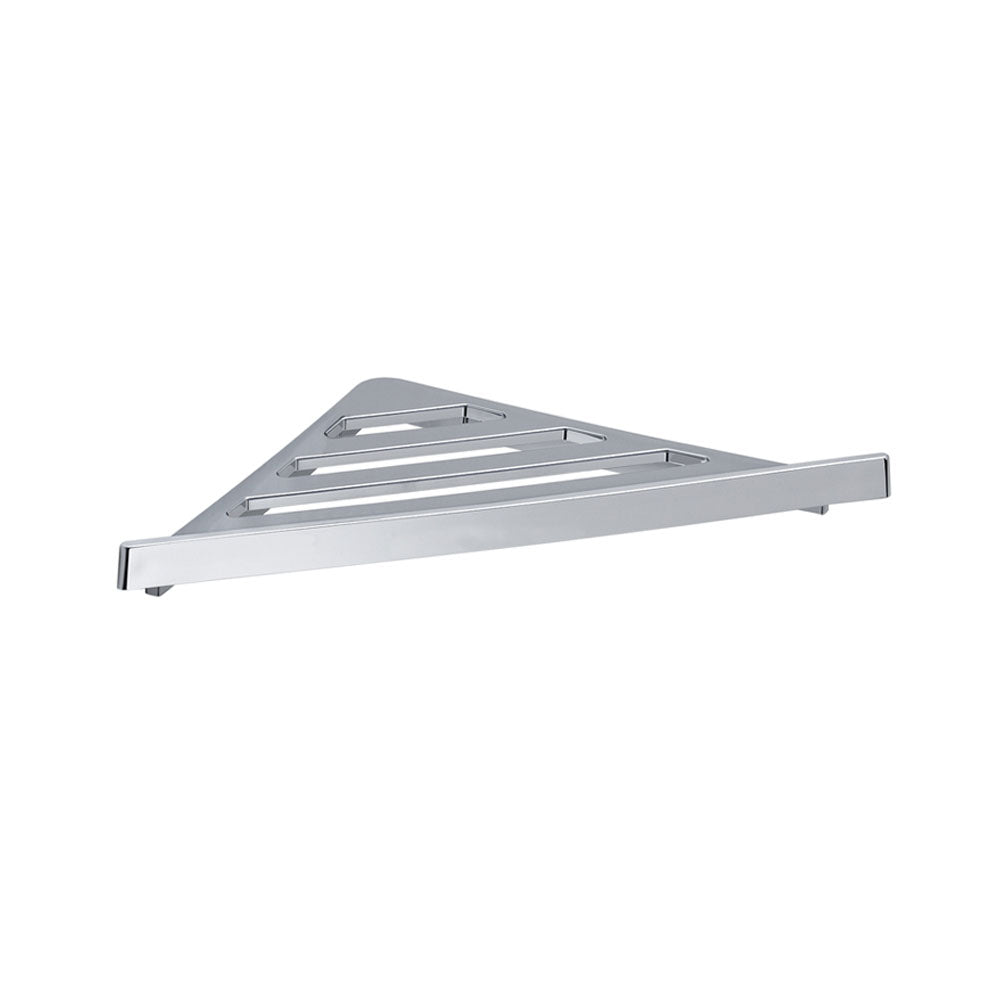 Portaoggetti angolare modello Fluo di Gedy in ABS - Cromato by CeramicStore | Lo specialista del tuo bagno