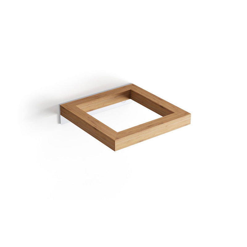 Supporto portascopino in legno bamboo da fissare a parete di Lineabeta by CeramicStore | Lo specialista del tuo bagno