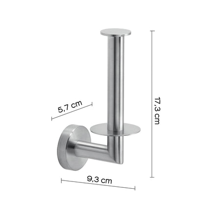 Portarotolo di riserva in Acciaio Inox AISI 304 Gedy serie Project - Spazzolato